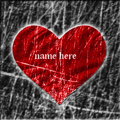 download 4 1 - write name on gif red heart image