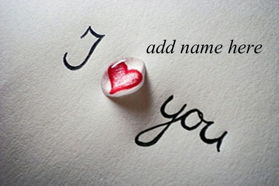 i love you too - write your names on i love you paper love Crystal